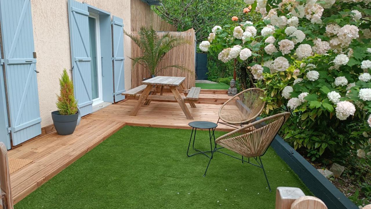 Refuge Des Myosotis - Proche Chambery - Jardin - Calme - Cosy Apartment Barberaz Luaran gambar